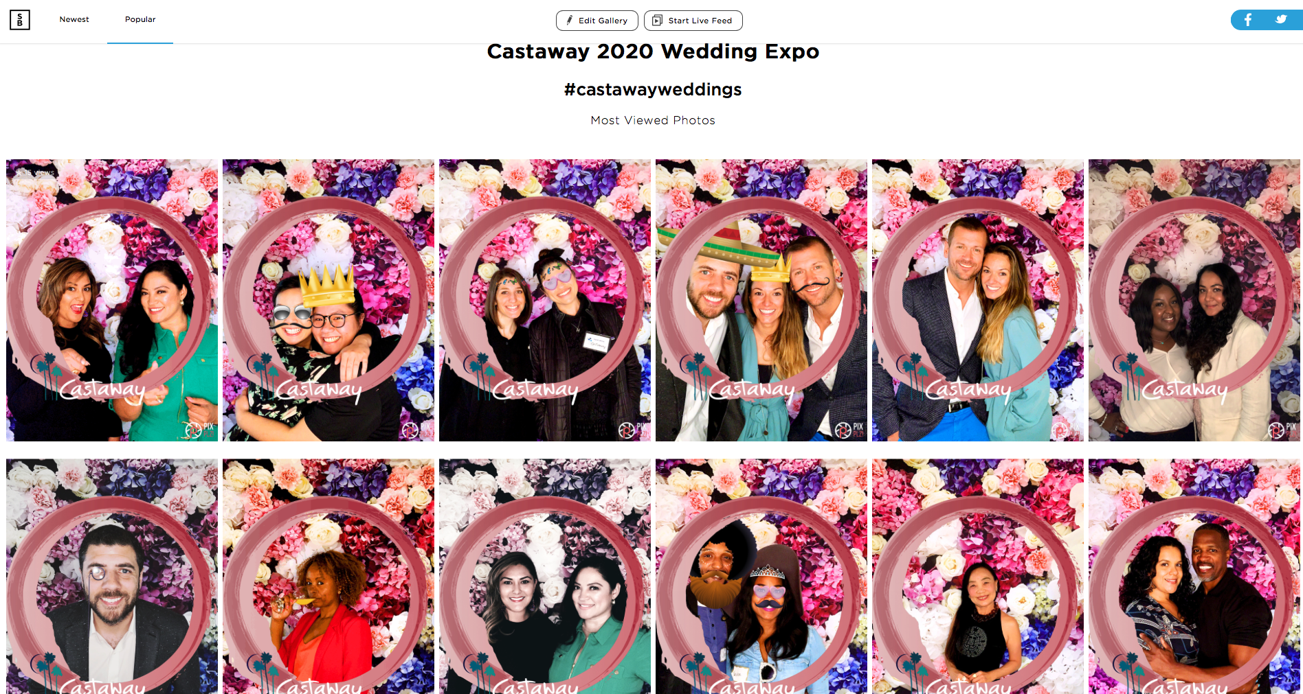 castaway wedding expo gallery